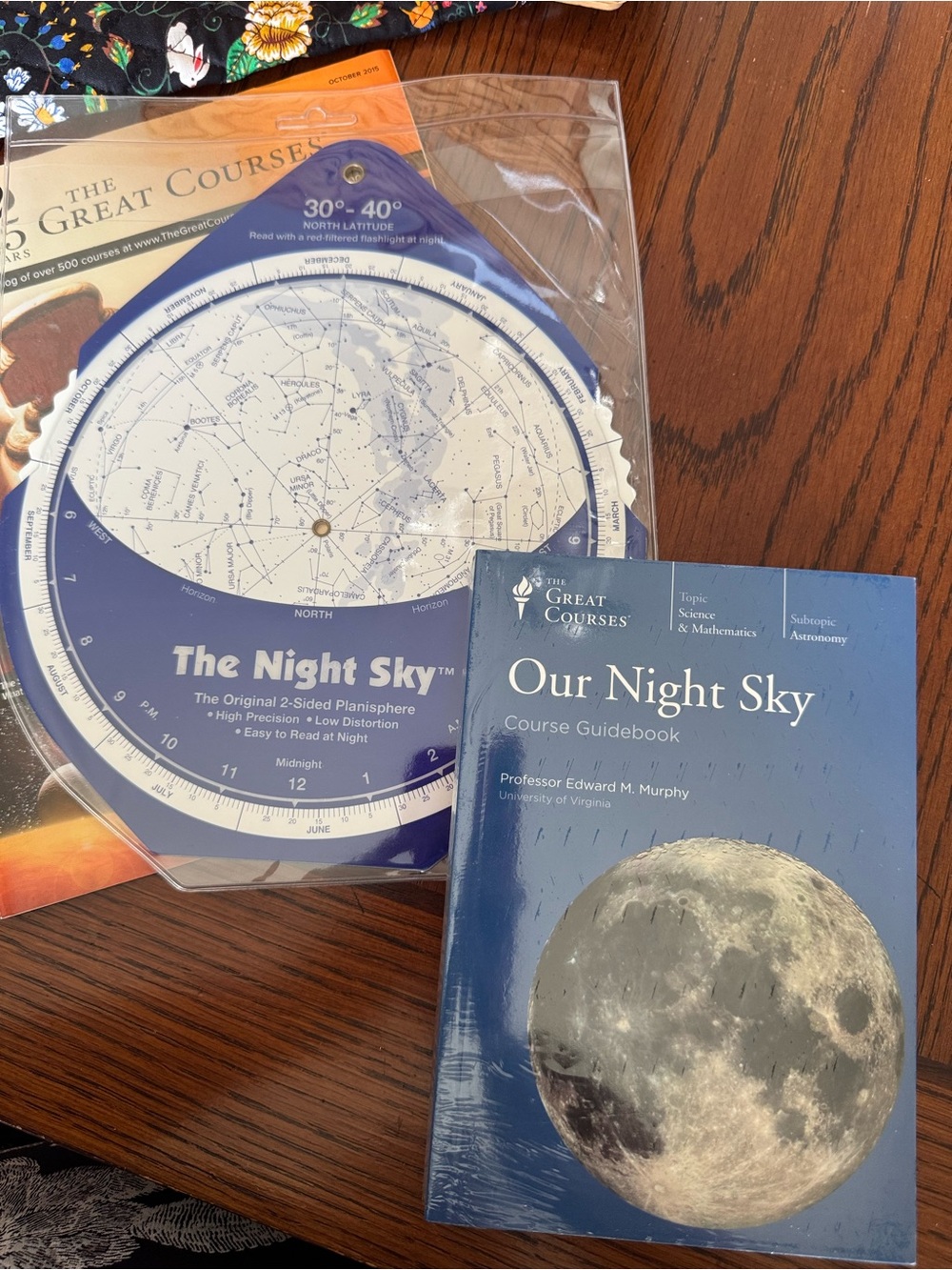 The Great Courses Our Night Sky Course Guidebook DVD Murphy NEW Planisphere